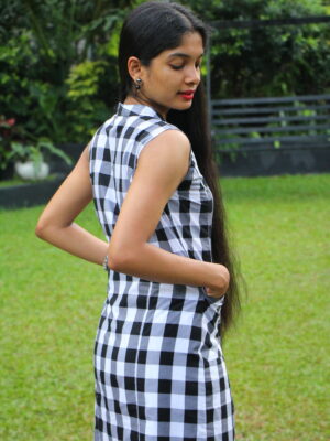 BnW Checked Midi Dress