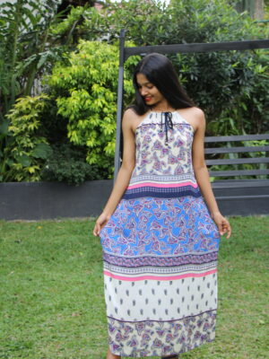 Khloe Blue Maxi Dress