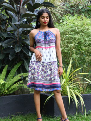 Khloe Blue Skimpy Dress