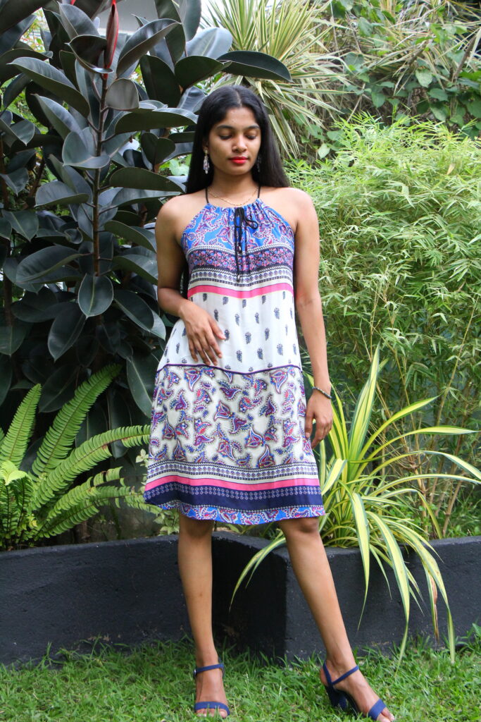 Khloe Blue Skimpy Dress