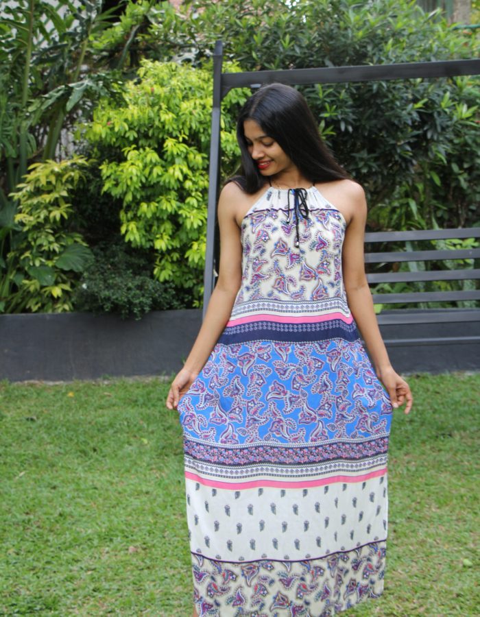 Khloe Blue Maxi Dress